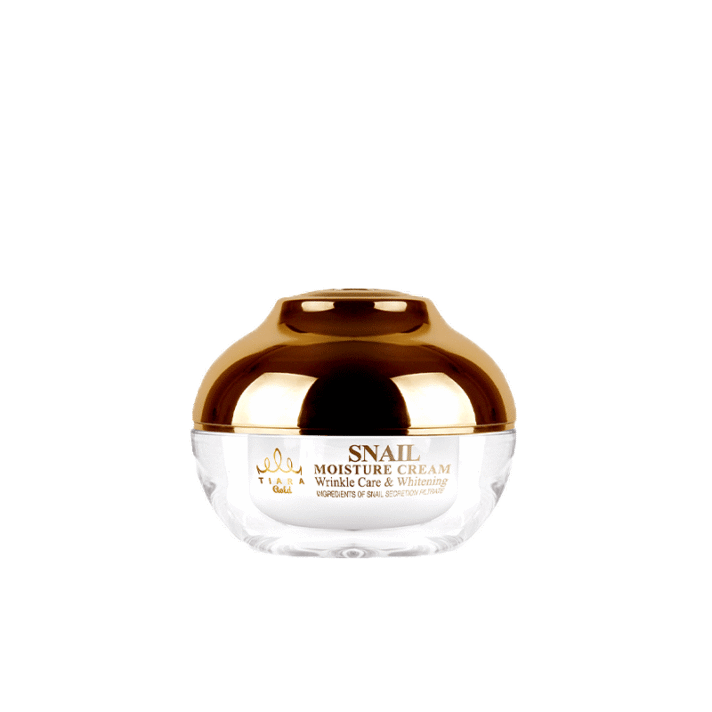 TIARA GOLD Multi Premium Snail kremas – drėkinantis kremas su sraigių mucinu sveikai ir lygiai odai.