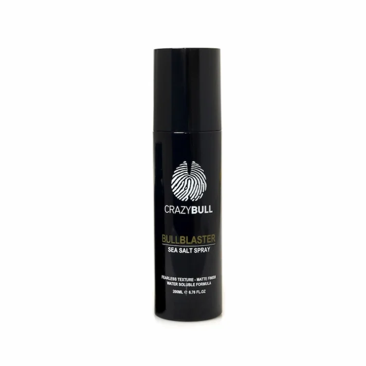 Crazy Bull Sea Salt Spray plaukų purškiklis – pakuotė iš priekio